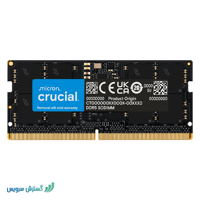 رم لپ‌تاپ 8 گیگابایت کروشال 8GB DDR5 4800 SODIMM